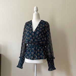 Walter Baker NWT deep green wrap